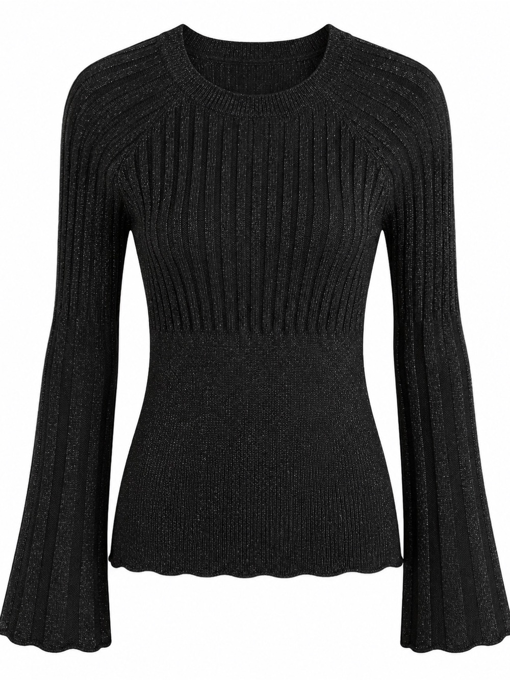 Apt 9 like new sparkly green ribbed sweater